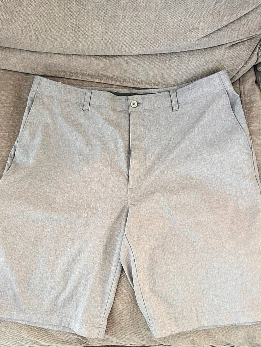Nicklaus Men's Flat Front Golf Shorts Gray Size 38